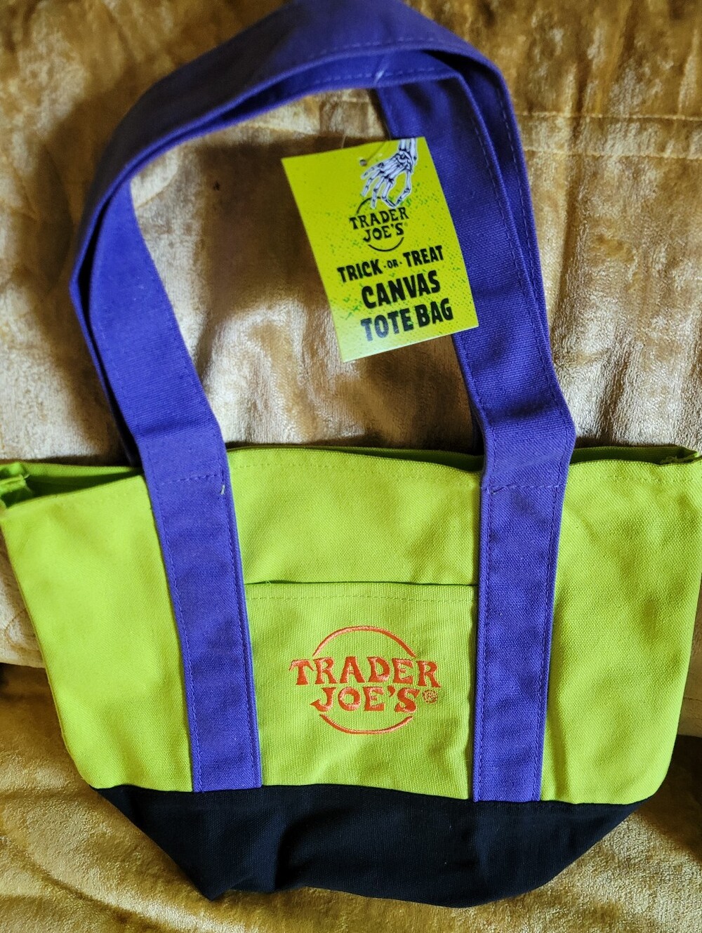 Trader Joe's Halloween Limited Edition MINI TOTE BAGS, Set Of 3, New With Tags - Picture 5 of 11